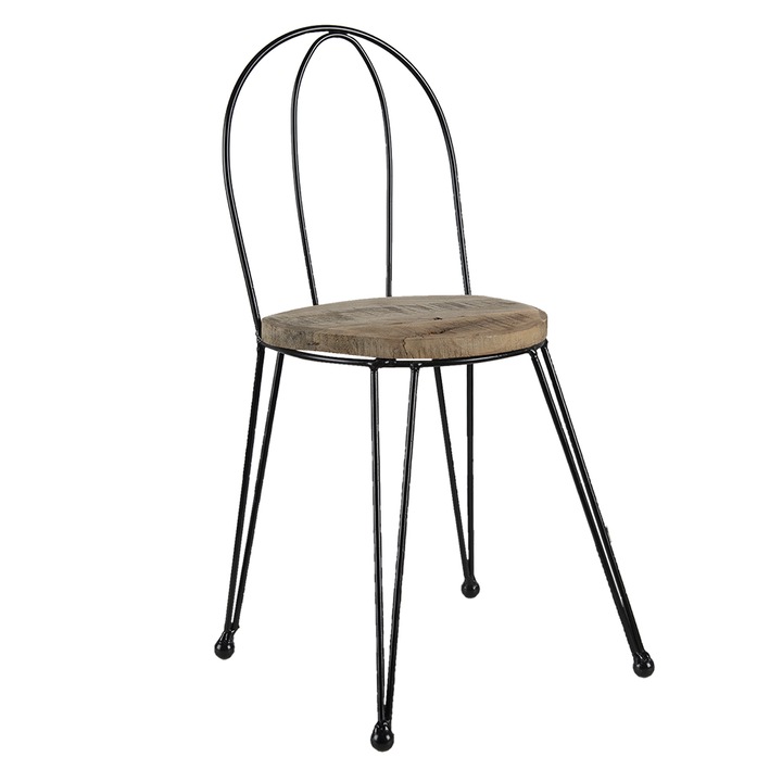 Комплект от 2 кафяви поставки за саксии 23x22x45 см
