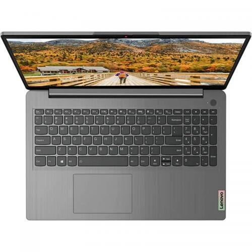 Laptop Lenovo IdeaPad 3, 15.6" Full HD, Ryzen 3 5300U pana la 3.8 GHz, 8 GB DDR4 3200, 512 GB SSD, AMD Radeon Graphics, Free Dos, Arctic Grey DDR4