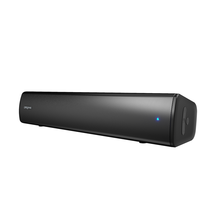 Creative STAGE AIR V2 Soundbar 2.0, Bluetooth 5.3, USB-C, Aux bemenet, 20 W csúcsteljesítmény, 6 órás akkumulátor