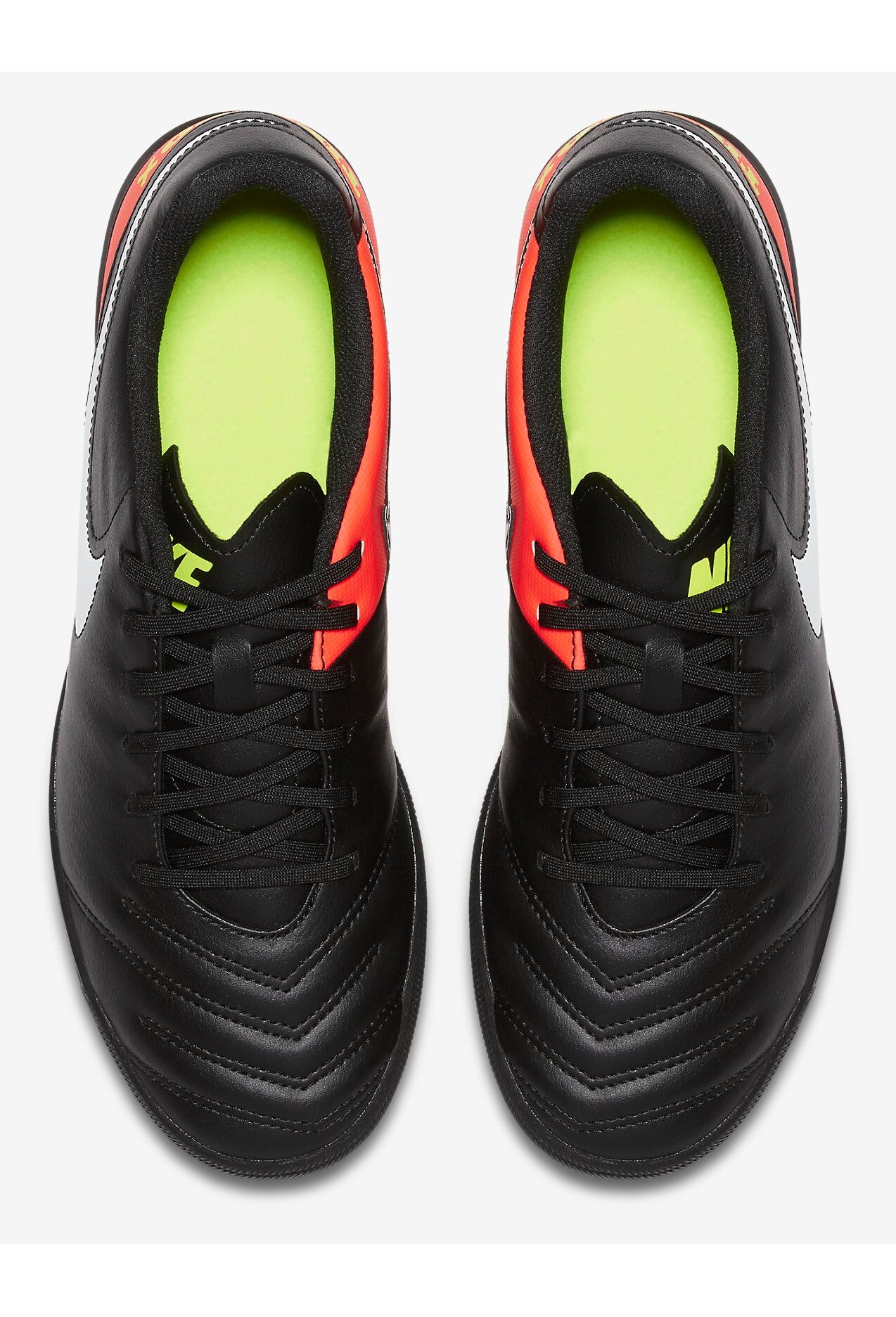 Ghete fotbal Nike TiempoX Rio III TF pentru barbati, Black/Orange