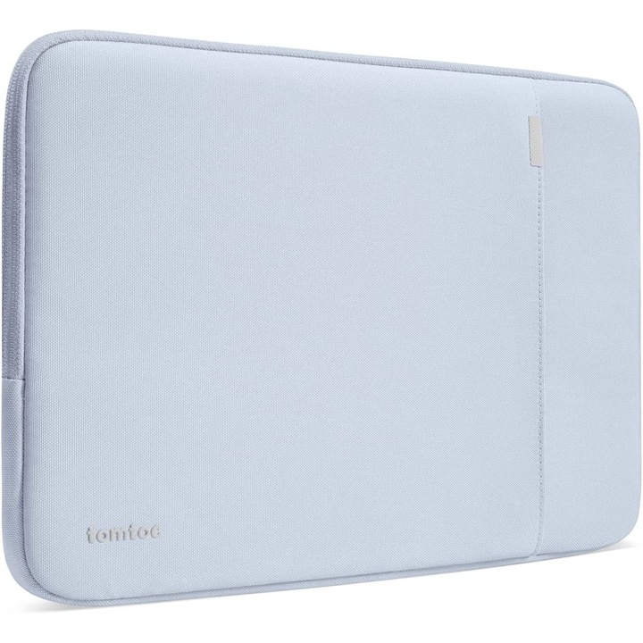 Husa laptop TomToc pentru MacBook Pro / Air, Materiale reciclate, 13 inch, Albastru