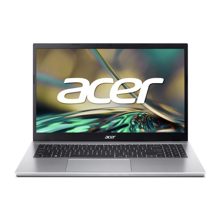 Лаптоп Acer Aspire 3 A315-59-774G, NX.K6SEX.004, 15.6", Intel Core i7-1255U (10-ядрен), Intel Iris Xe Graphics, 8GB (2x4GB) DDR4, Сребрист