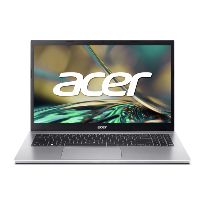 Laptop, Acer, Aspire 3, A315-59-37WG, 15.6", Intel Core i3-1215U 6-core, Grafica Intel Iris Xe, 8GB 3200MHz DDR4, Argintiu