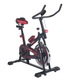 Bicicleta spinning Avl, Greutate utilizator 110 Kg, bicicleta de interior silentioasa, Negru/Rosu