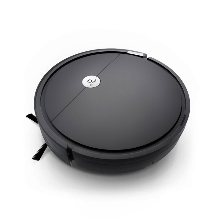 Робот прахосмукачка Delphi PST-M1, Wi-Fi, Tuya Smart, Черен