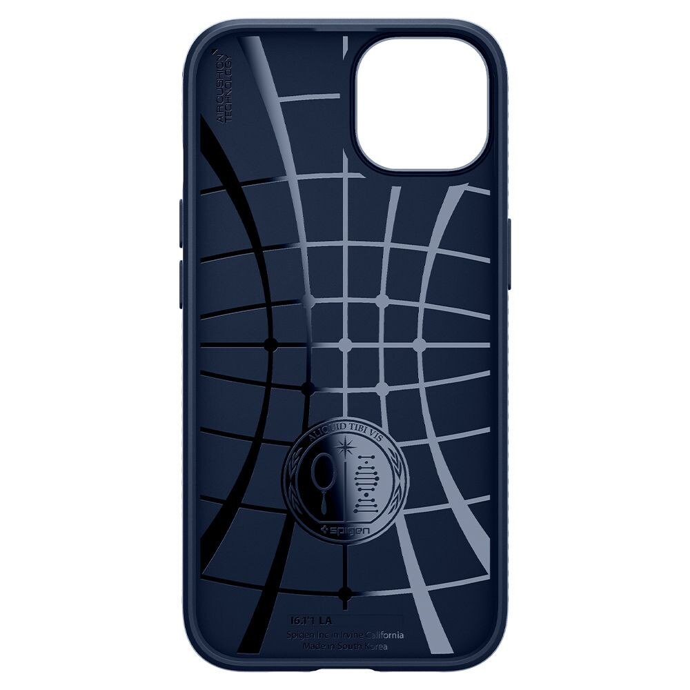 Husa, Spigen Liquid Air pentru iPhone 13, Albastru Inchis