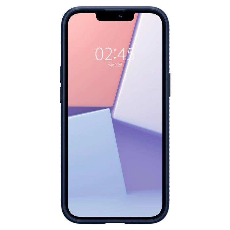 Husa, Spigen Liquid Air pentru iPhone 13, Albastru Inchis