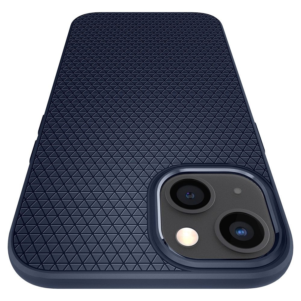 Husa, Spigen Liquid Air pentru iPhone 13, Albastru Inchis