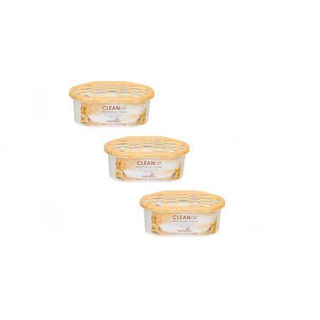 Set 3 buc absorbante umiditate 100 g x 3 buc, potrivit pentru spatii de pana la 35 m², dezumidificator cu parfum discret de vanilie