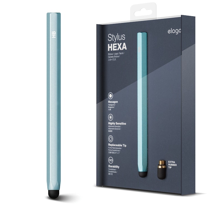 Stylus Hexa, Elago Apple iPhone / iPad / iPod iTouch és Galaxy Tab készülékekhez, kék