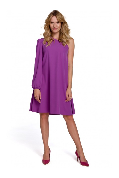 Rochie eleganta. Makover. Poliester. Mov. L