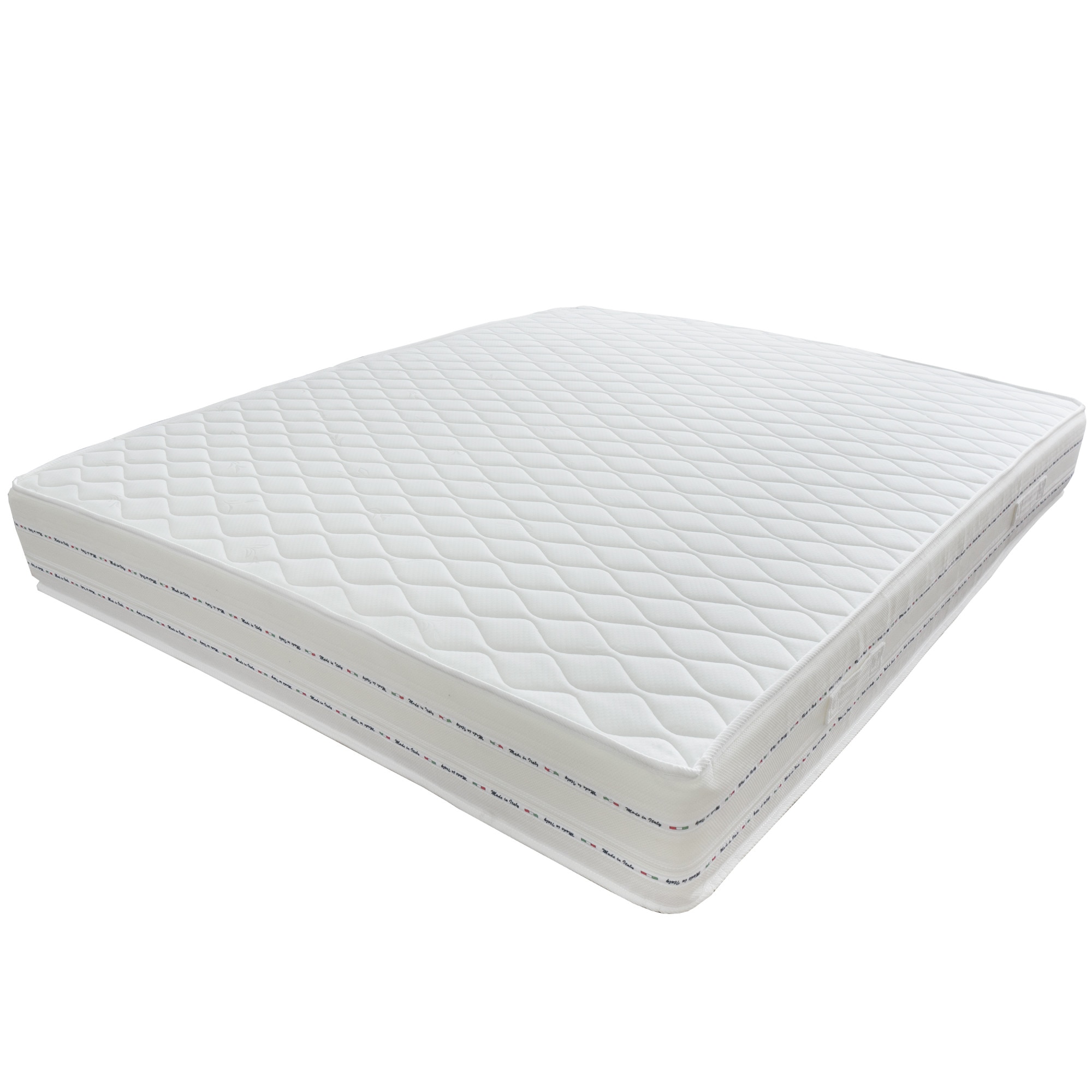 Saltea de pat burete Asko 160×200x22 cm, alb, cu strat de 4 cm de memory foam gofrat, fermitate - eMAG.ro