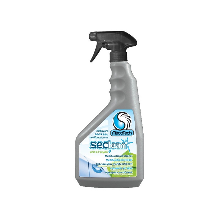 Solutie curatare multifunctionala fara apa MecaTech SECclean, 500 ml