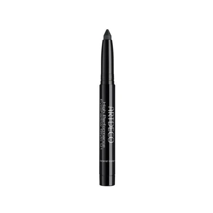 Fard pentru pleoape, creion de ochi si kajal, High Performance eyeshadow stylo, Artdeco, 1 black, 1.4 g