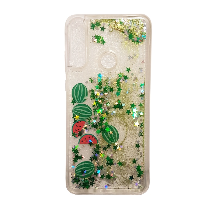Кейс за Huawei Y6p, Liquid Glitter case WaterMalon