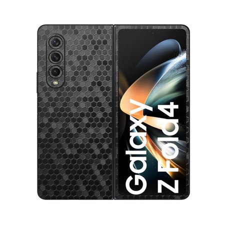 Защитно фолио iSkinz за Samsung Galaxy Z Fold4 - пчелна пита, черен ...