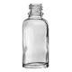 DROPY Vastag üveg kozmetikai tartály, üveg pipettával, illóolajokhoz, keverékekhez, szérumokhoz, 30 ml, átlátszó