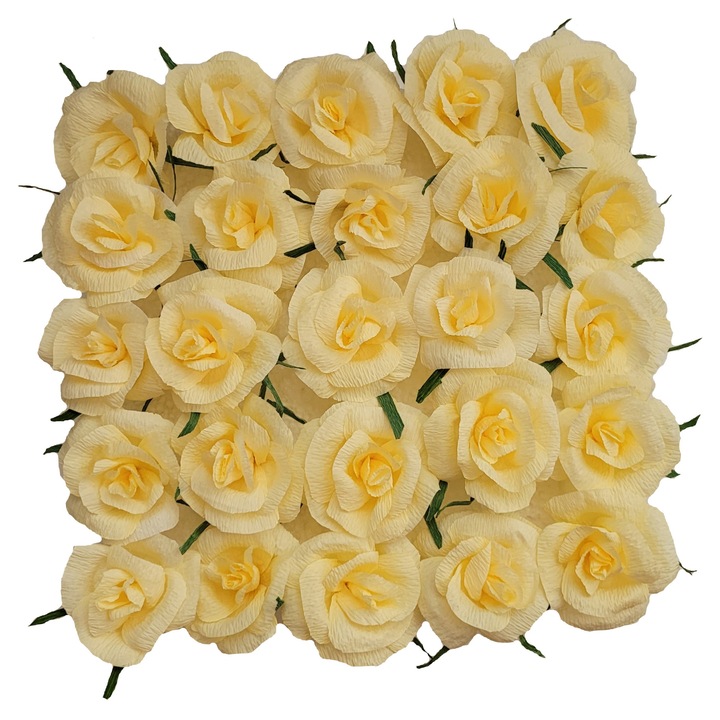 Tablou Handmade Minis Boutique, galben, 35x35 cm