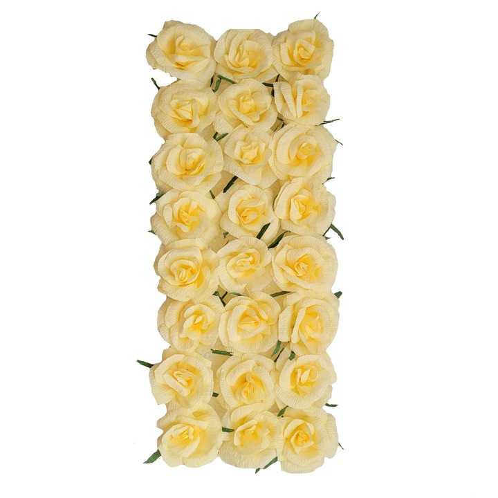 Tablou Handmade Minis Boutique, galben, 50x25 cm