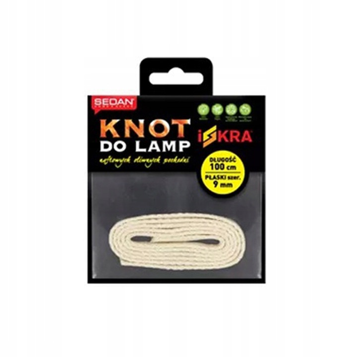 Fitil pentru lampa, Sedan, Bumbac, 100 cm, Crem