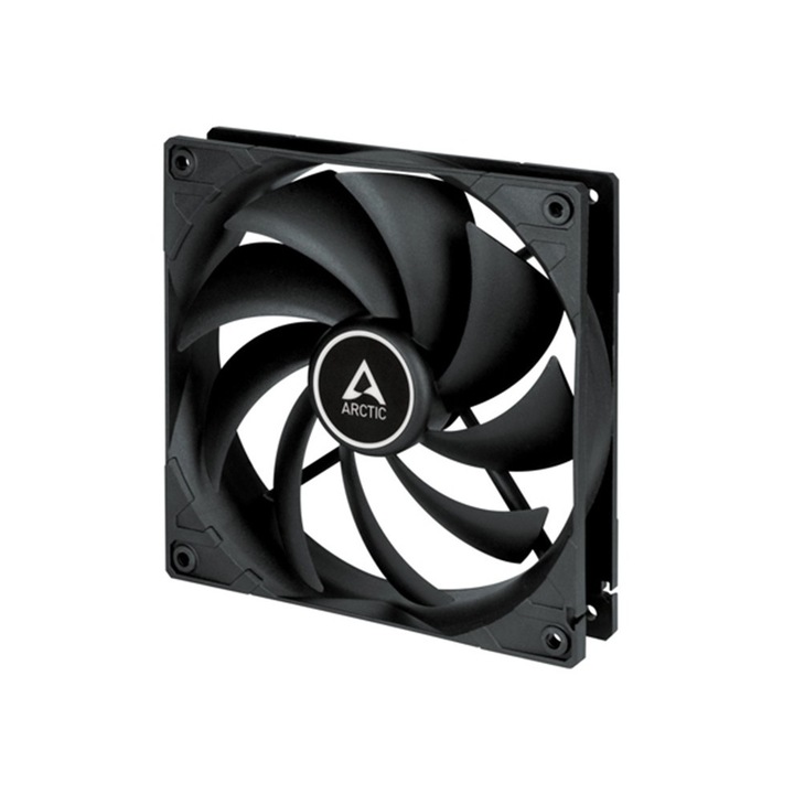 Számítógép ventilátor 140 x 140 x 27 mm, ARCTIC Fan F14 fekete, 1350 rpm, 22,5 db, SS300350