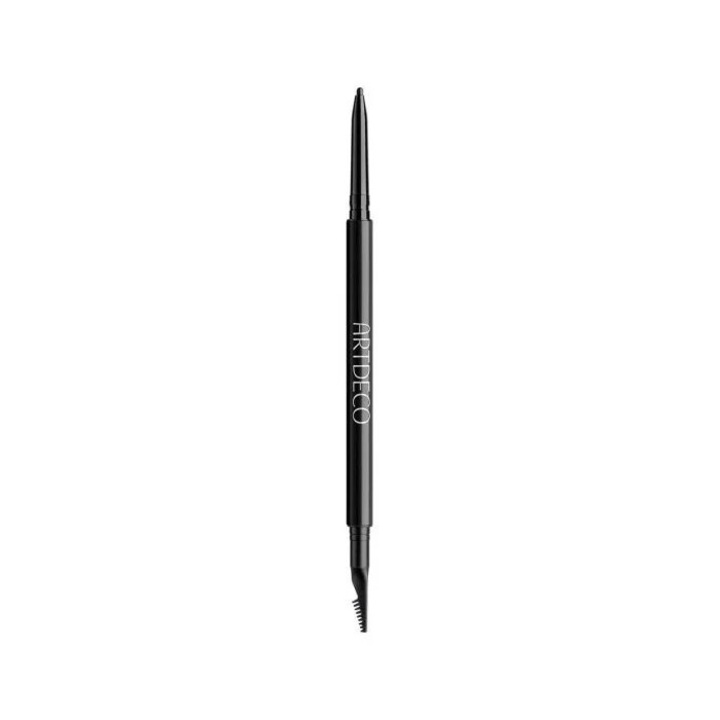 Creion pentru sprancene precise rectabil cu perie, Ultra Fine brow liner, Artdeco, 11 coal, 0.09 g