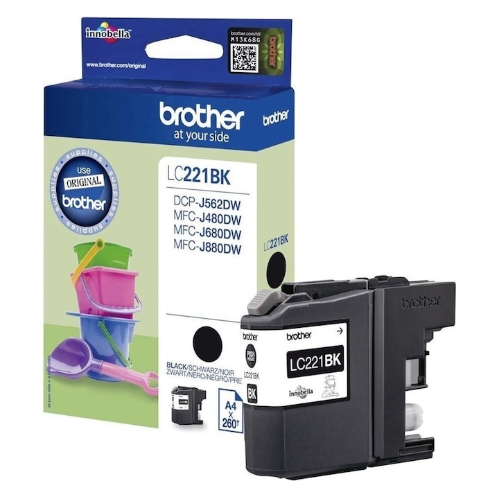 LC 525XL Cartus cerneala compatibil Brother LC525XL Cyan pentru MFC-J200 DCP-J100-DCP-J105, 1.300pag