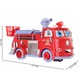 Играчка пожарна кола - пуска мехурчета, свети