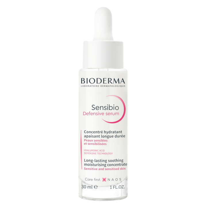 Ser concentrat hidratant Bioderma Defensive Sensibio, pentru ten sensibil uscat, 30 ml