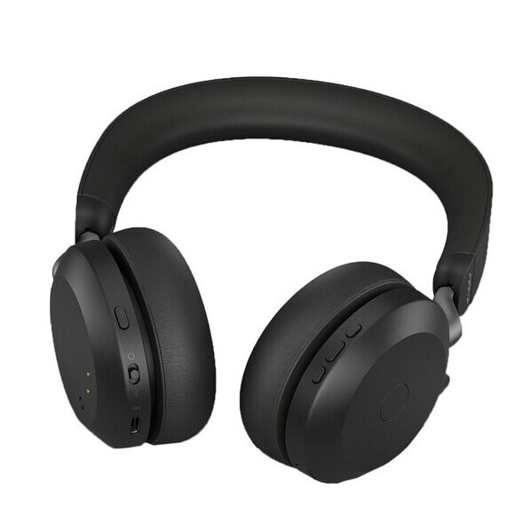 Casti cu microfon Jabra Evolve2 75 MS, Stereo, Link380a, USB-A, cu