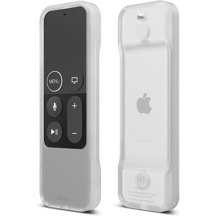 Защитен капак, Elago за дистанционно Apple TV Siri, R1 Intelli, Silicon, Бял