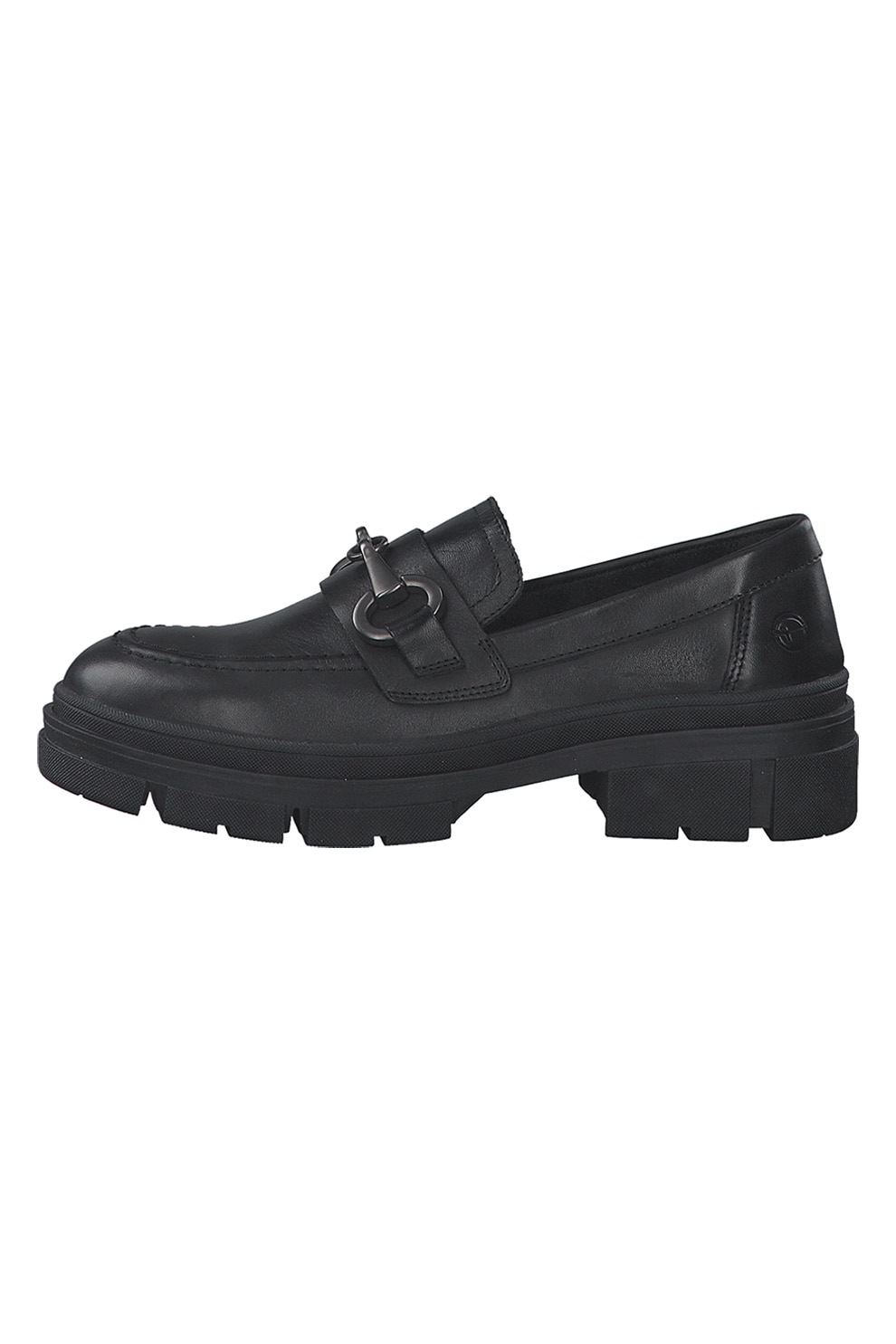 Love Moschino, Pantofi loafer din piele cu segment matlasat