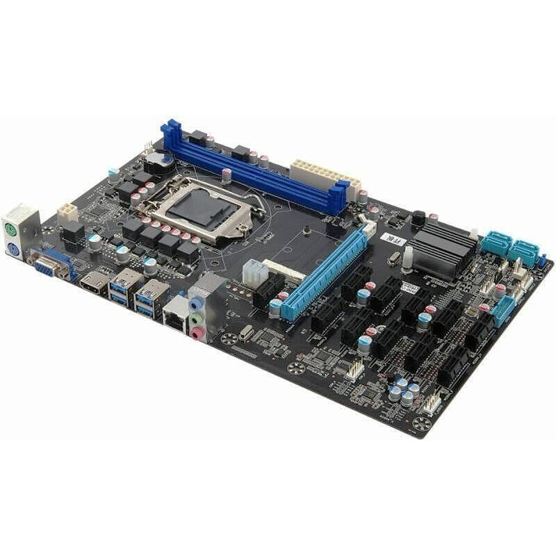 Дънна платка Esonic B250, 12 PCI-E port, GPU Mining motherboard