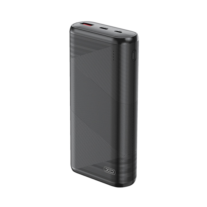 Външна батерия XO PR150, Power Bank 20000 mAh, 20W PD, 18W QC, Черна