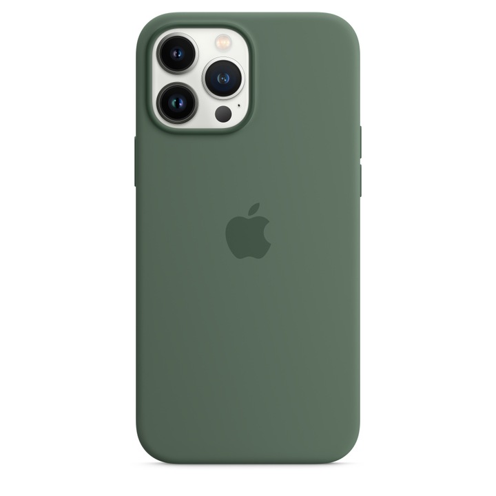 Силиконов Кейс Apple за iPhone 12 Pro Max, Midnight Green