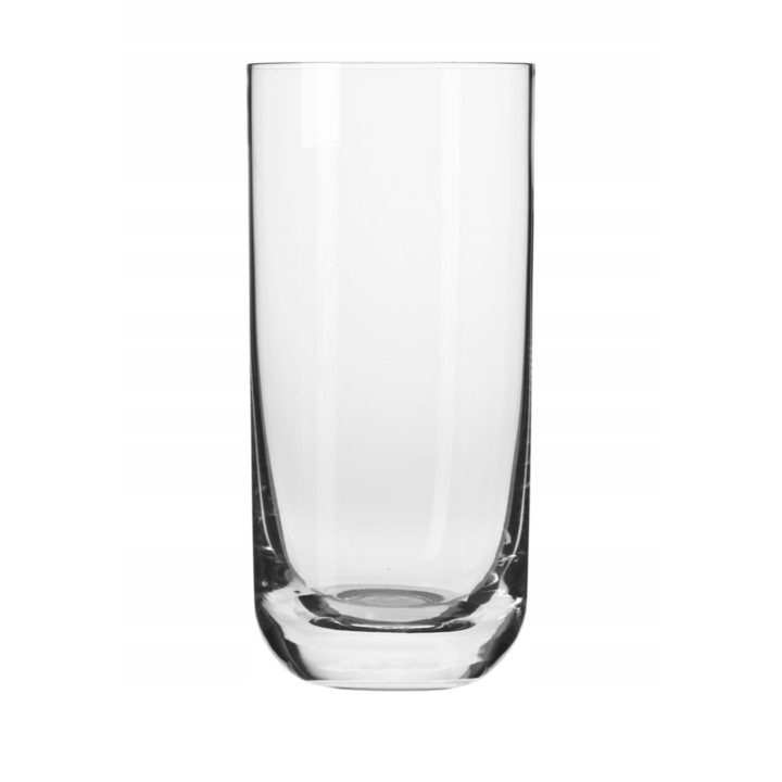 Комплект чаши "long drink" от 6 части, кристално стъкло, 360мл, "Glamour" - Krosno