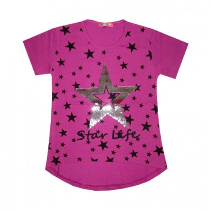 Zvezda flitteres tunika, Lila/Sötét rózsaszín