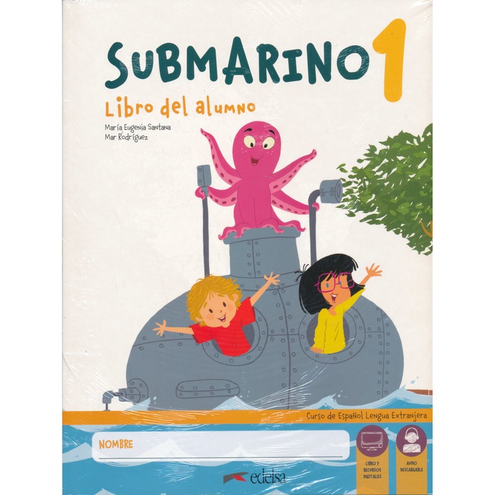 Submarino 1 Pack: Libro del alumno + Cuaderno + audio descargable