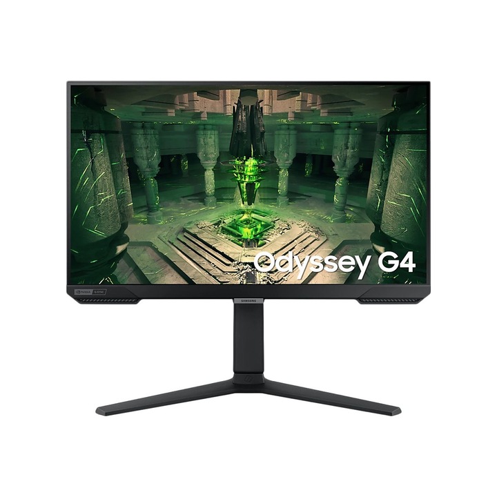 Монитор Samsung 27BG400 27" Odyssey G4, IPS, 240 Hz, 1 ms GTG, 1920x1080, 400 cd/m2, 1000:1 Contrast, Eco Saving Plus, Flicker Free, AMD FreeSync Premium, Black Equalizer, DP, 2xHDMI, Headphone Jack, Black 27BG400-P