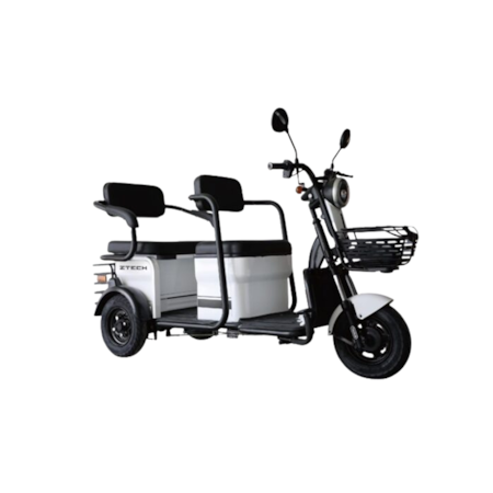 Tricicleta electrica ZT 17 1300W, 60V, autonomie 55km, Z-Tech, Alb
