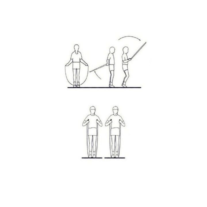 Coarda de sarit pentru copii, lungime 2.1 metri, Manere ergonomice din plastic, Rainbow, JMB-BBL8328