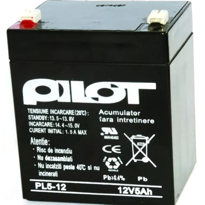 Acumlator fara intretinere Pilot 12v 5Ah PL5-12