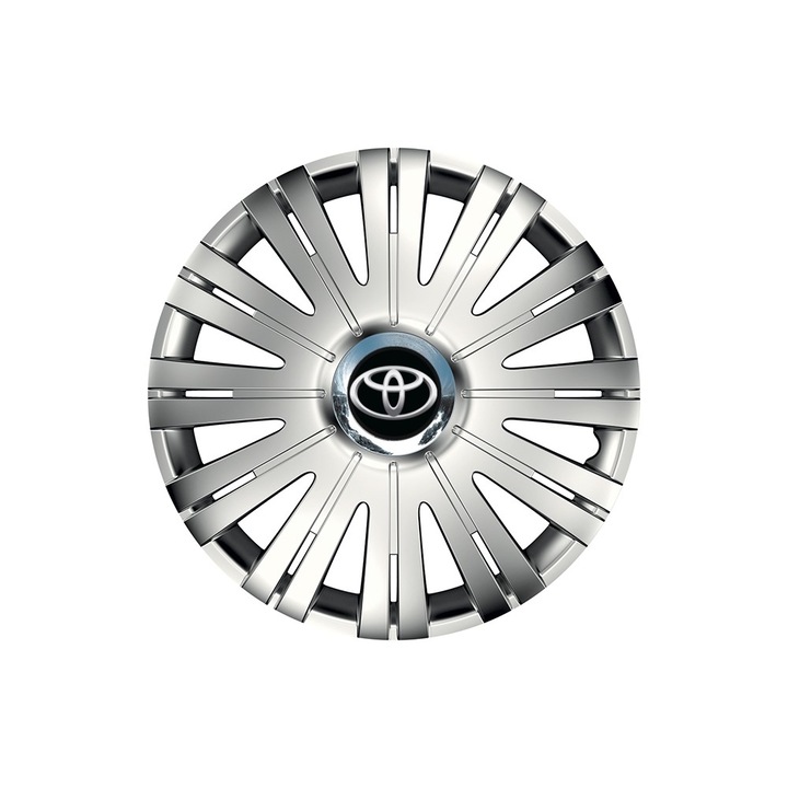Set 4 Capace Roti CREATIVE REY® potrivite jantelor de 15 inch, pentru Toyota, model Active Crom