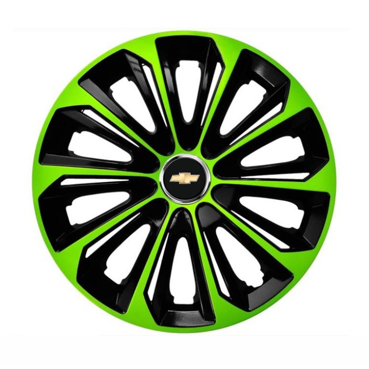 Set 4 capace roti Extra strong green R16 pentru gama auto Chevrolet