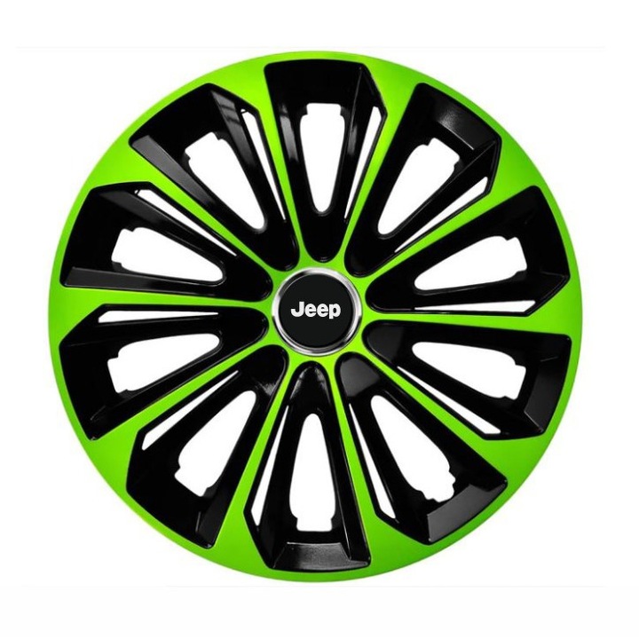 Set 4 capace roti Extra strong green R16 pentru gama auto Jeep