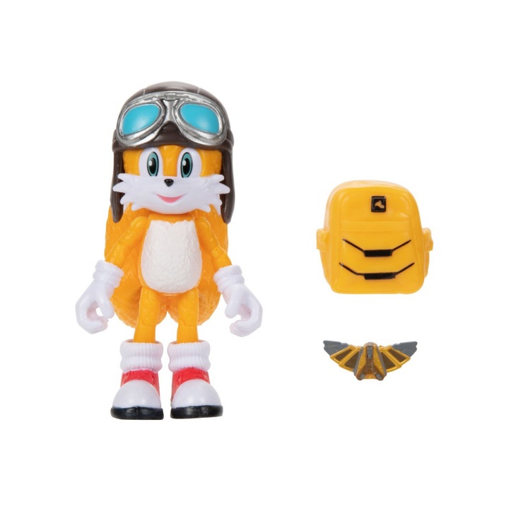 Sonic csuklós figura, Tails modell, 10 cm