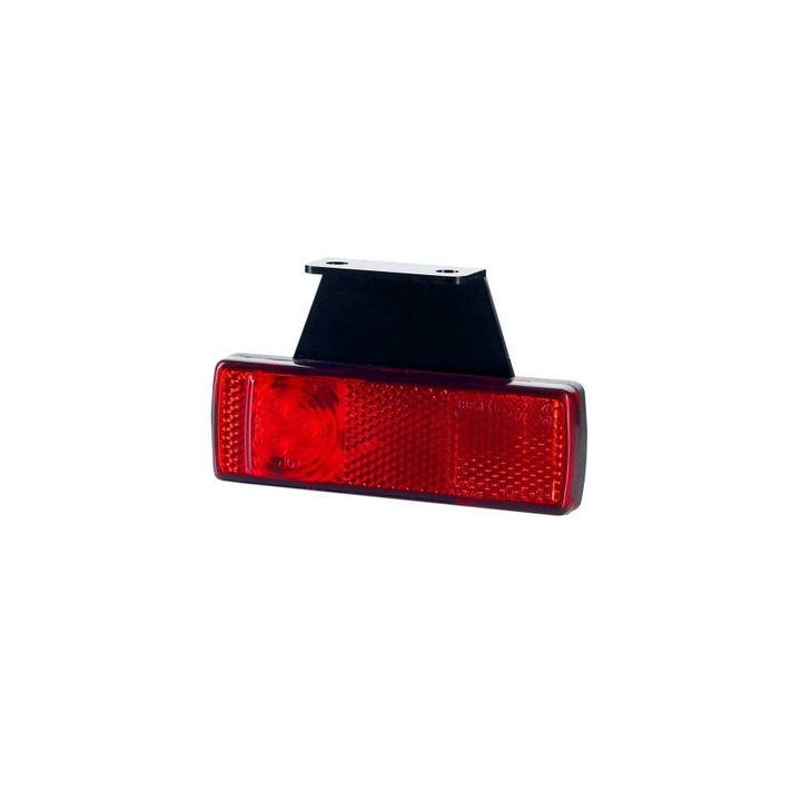 Lampa gabarit stanga, Horpol, dreptunghiulara, cu suport, LED rosu, 12/24V
