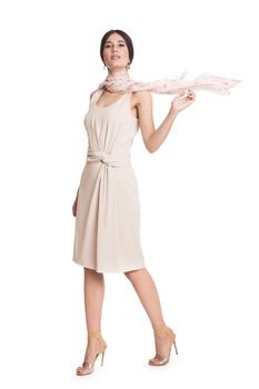 Rochie croiala dreapta, Gucci, crem, M Rochie croiala dreapta, Gucci, crem, M
