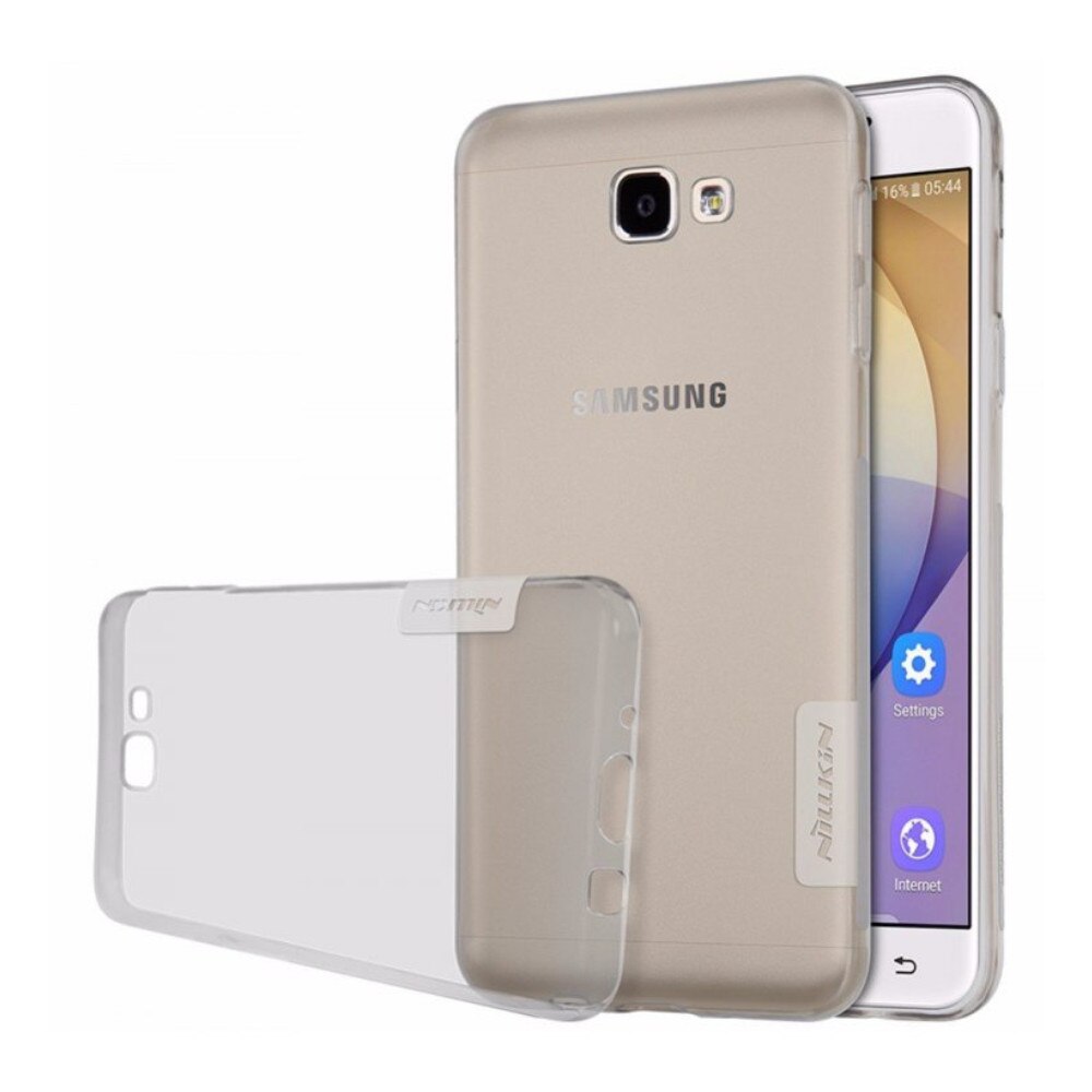 Husa din silicon Nillkin pentru Galaxy On7 2016/J7 Prime, negru transparent