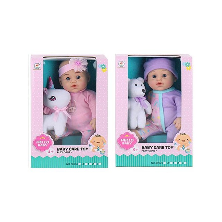 Luna 8563881 Kisbaba állatkával 30cm-es többféle 1db